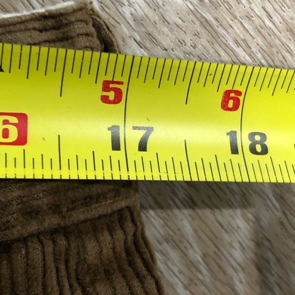 LL Bean Pants Mens 35x30 Brown Comfort Waist Corduroy Casual Cotton Straight Leg - Picture 10 of 11